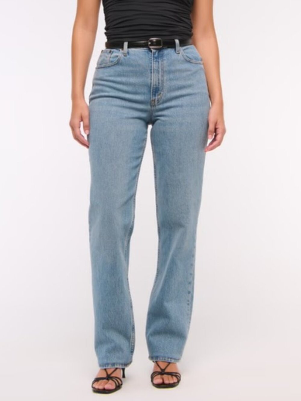Abercrombie Curve Love Ultra High Rise 90s Straight Jean 25 / 0 extra long tall